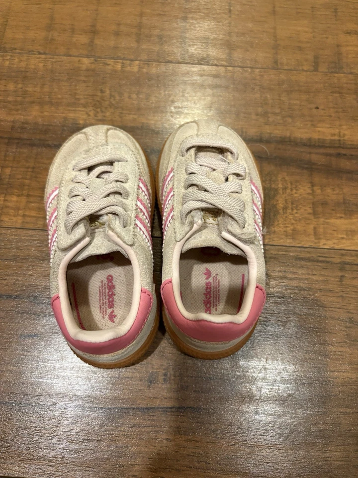Adidas Originales Balonmano Especial Rosa Tostado Niño Bebé Niña Talla 5 Sin Cordones Foto 2 de 4