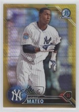 2016 Bowman Chrome National Convention Gold Refractor 8/50 Jorge Mateo 3d6