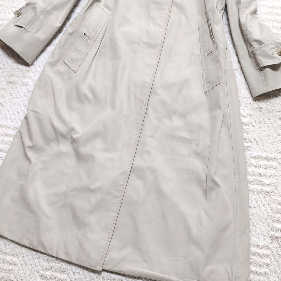 Burberry ivory trench coat with Nova check lining Vintage rare Men's From Japan thumbnail 4