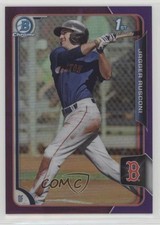 2015 Bowman Draft Chrome Purple Refractor 153/250 Jagger Rusconi #195 sh7