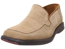 Mondo New Line Men's Loafers Square Toe Shoes Turtle Dove/Brown