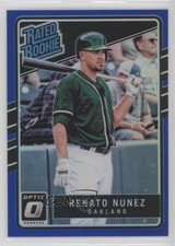 2017 Panini Donruss Optic Rated Rookies Blue Prizm 33/149 Renato Nunez #56 4a3