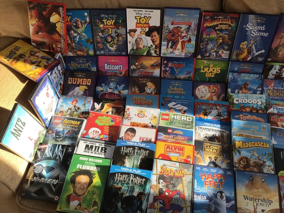 76 DVD Bundle Disney Pixar Marvel Potter Animated Movies Lot Family LOOK  - Image 2 of 4