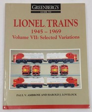 Greenberg's Guide to Lionel Trains 1945-1969 Paperback Book By Paul V. Ambrose