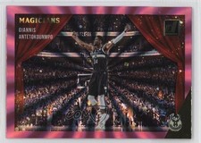 2021-22 Panini Donruss Magicians Holo Pink Laser Giannis Antetokounmpo #1 15iu