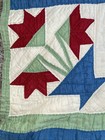 Vintage Hand Quilted Tulip Quilt ~ 10 spi — photo 3