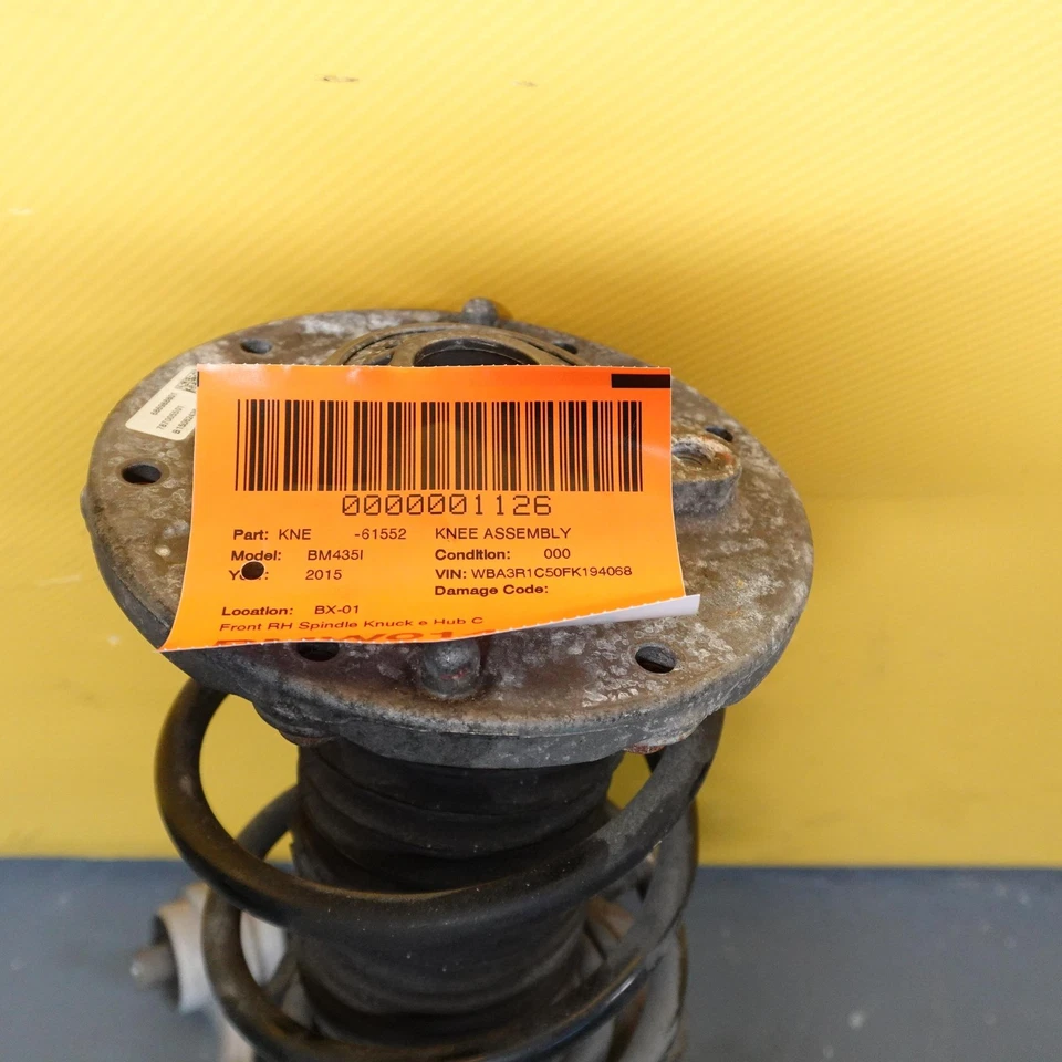 2014-2018 Bmw 435i F32 F33 F36 Front Right Spindle Knuckle Hub Knee Set - Image 4 of 4