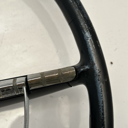 1955 Ford Steering Wheel with Horn Button Blue Painted Black - Bild 5 von 24