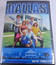 DALLAS The Complete First And Second Seasons DVD 5 Disc Set New Sealed Free Ship