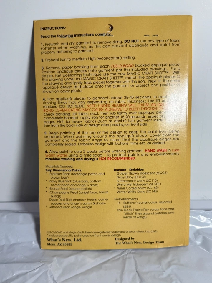 Angelica Angels Country Borders Iron On Fabric Applique Kit Primitive Patchwork - Изображение 4 из 4