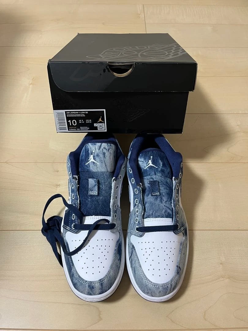 Jordan 1 SE Low Washed Denim | eBay