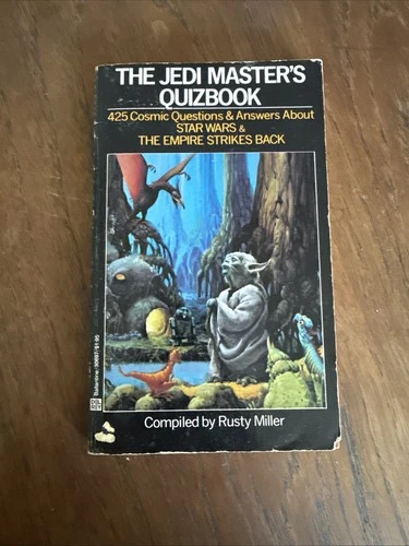 Star Wars: The Jedi Masters Quizbook by Rusty Miller, 1982 1st Edition Paperback
