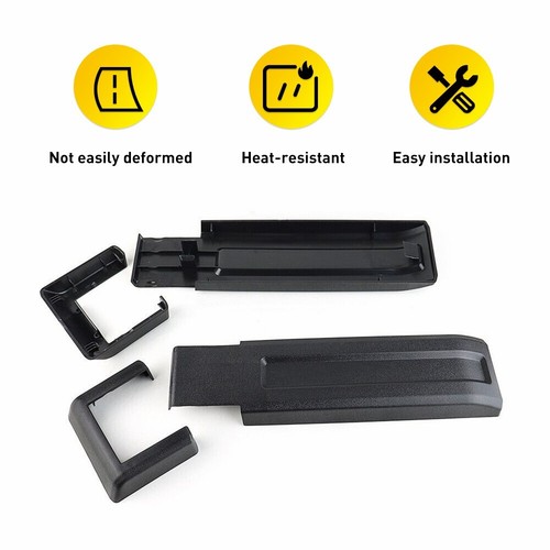 Set of Tailgate 2 Hinge Trim Covers Black Fits For 2007-2018 Jeep Wrangler JK - Picture 4 of 10
