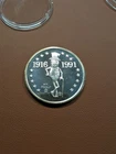1 oz .999 Silver Round - Mr Peanut 75th Birthday - Gem BU 1916 1991