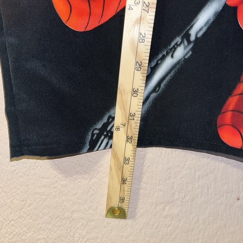 Vtg Marvel Men’s Size Large Red Spider-Man Summer All Over Print Relax Fit Rare - Picture 9 of 9
