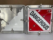 LABELMASTER HAZMAT FLIP CARD LEGEND 81-8F0 SET OF 2