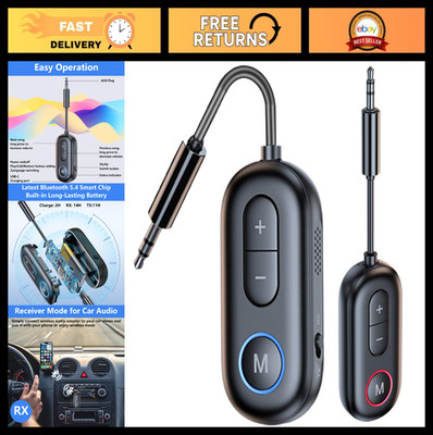 2-in-1 Bluetooth 5.4 Transmitter Receiver - Wireless Audio Adapter for TV, PC, C