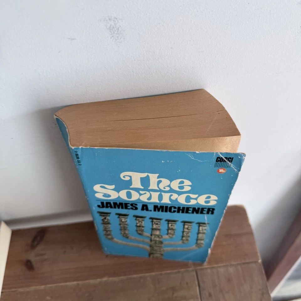 The Source by James A. Michener 1965 Old Israel Historical Arabs Israelis Murder - image 3 of 4