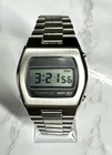 Vintage Seiko 0439-4009 Digital Quartz  LC Watch Stainless Steel-Very Nice!
