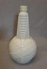 Vintage 1939 World's Fair Embossed Uranium Milk Glass A&P Vinegar Bottle, No Cap