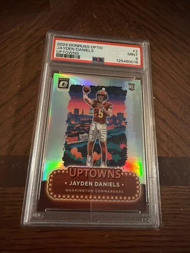 2024 Panini Donruss Optic - Uptowns Jayden Daniels #2 (RC) PSA 9