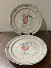 International China MARMALADE Geese - Set of 2 DINNER PLATES