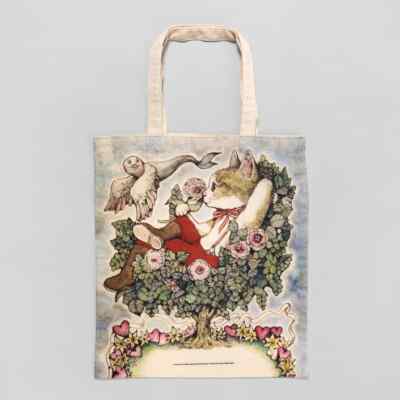 Yuko Higuchi Shoulder Tote Bag for Chikuma W36xH42cm 100% Cotton Boris Zakkaten