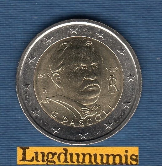 2 euro Commémo Italie 2012 SUP SPL Giovanni Pascoli Italia - Photo 1/1