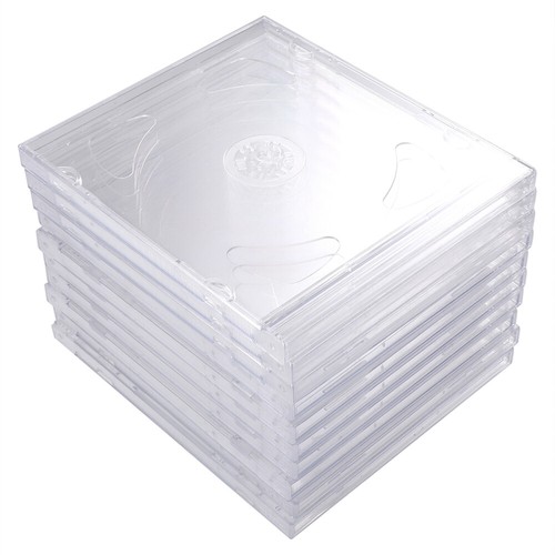 10PCS Clear Jewel Cases Standard Jewel Cases / Storage Case Plastic
