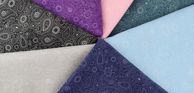 Paisley Baumwollstoff Indisch Blender Patchwork und Quilten Einfarbig Handarbeit