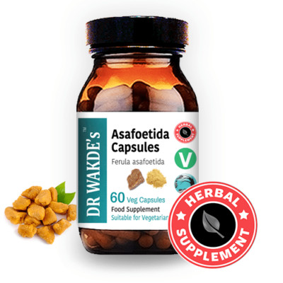 DR WAKDE'S Asafoetida Kapseln | 60 Vegi Caps | Ayurveda-Supplement | Vegan | ...