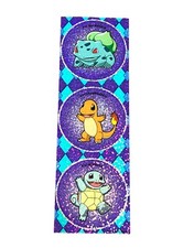 Pokemon Sticker 1999 - Bulbasaur Charmander Squirtle Nintendo New Unused Set