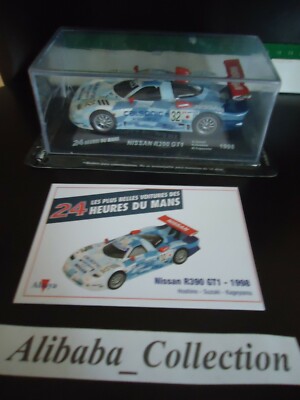 05 Nissan R390 GT1 1998 Nissan Le Mans 24 Hours Race Car Collection 1/43 Achette Model Only Spark