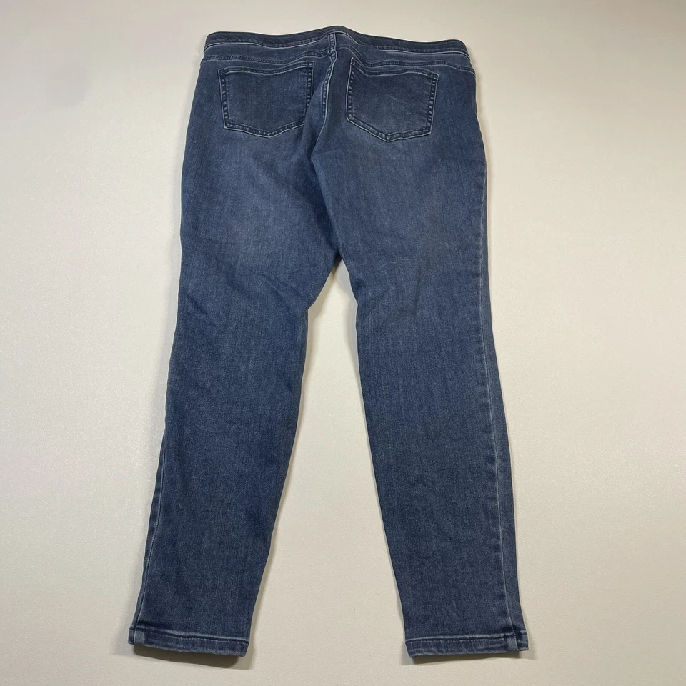 J. Jill Leggings Women’s 10P 5 Pocket Stretch Denim Measures 32x24 - Image 2 of 4