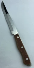 VTG Maxam Butcher Carving Knife Full Tang Wood Handle 8" Blade 13" Overall