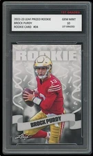 Brock Purdy 2022 Leaf Prized 1st Graded 10 Rookie Card RC San Francisco 49ers