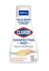 Clorox Lemongrass Mandarin Scent Disinfectant Cleaner Mist Refill, 16 Fl. Oz.