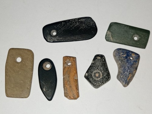 Bedeutendes antikes Mohenjo-Daro10 Amulett verschiedene Motive Lot aus Pakistan. - Bild 9 von 12