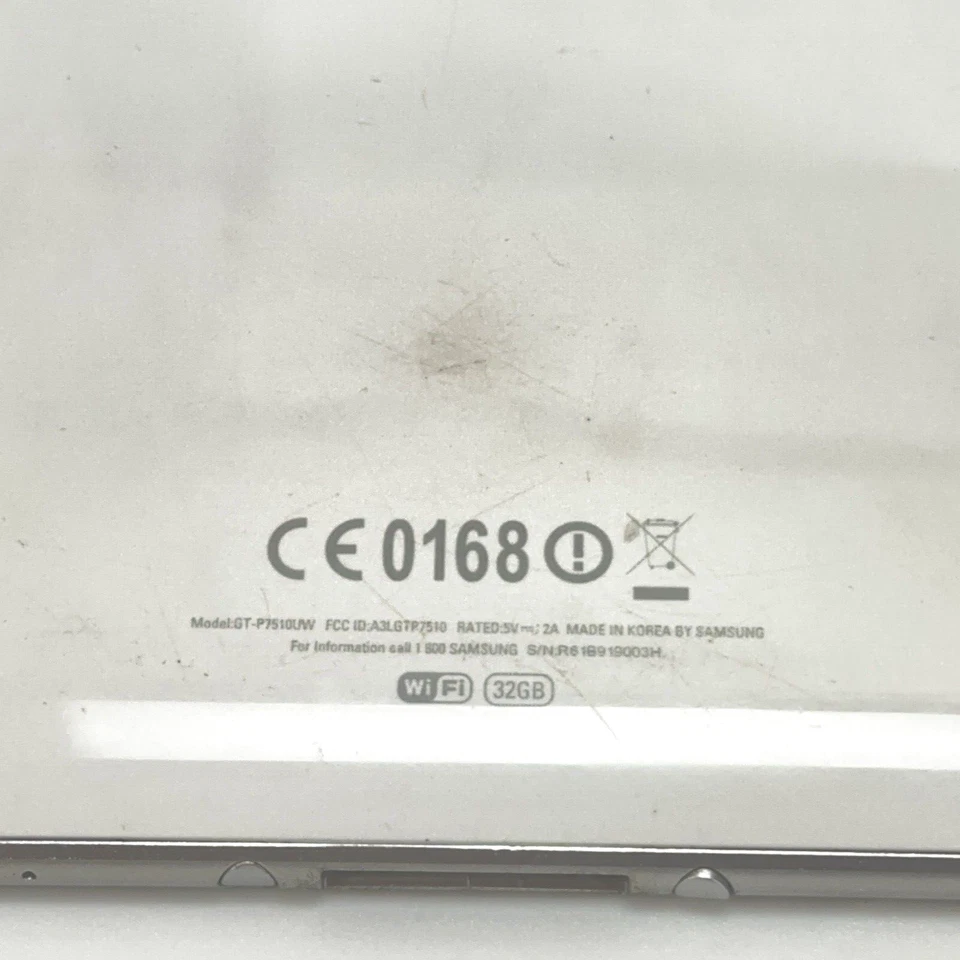 Tablet Samsung Galaxy Tab GT-P7510UW 32 GB Wi-Fi 10,1 pulgadas - Blanca SIN PROBAR / REPUESTOS Foto 4 de 4