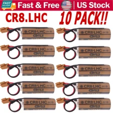 10Pcs 2600mAh CR8.LHC 17450 Battery for Fuji Battery Memory Backup Power Source 