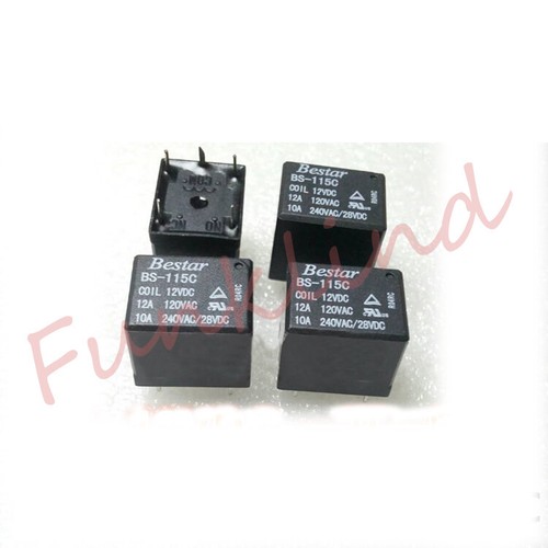 10PCS BS-115C 12VDC Reed Relay 12V 12A 5 Pins | eBay