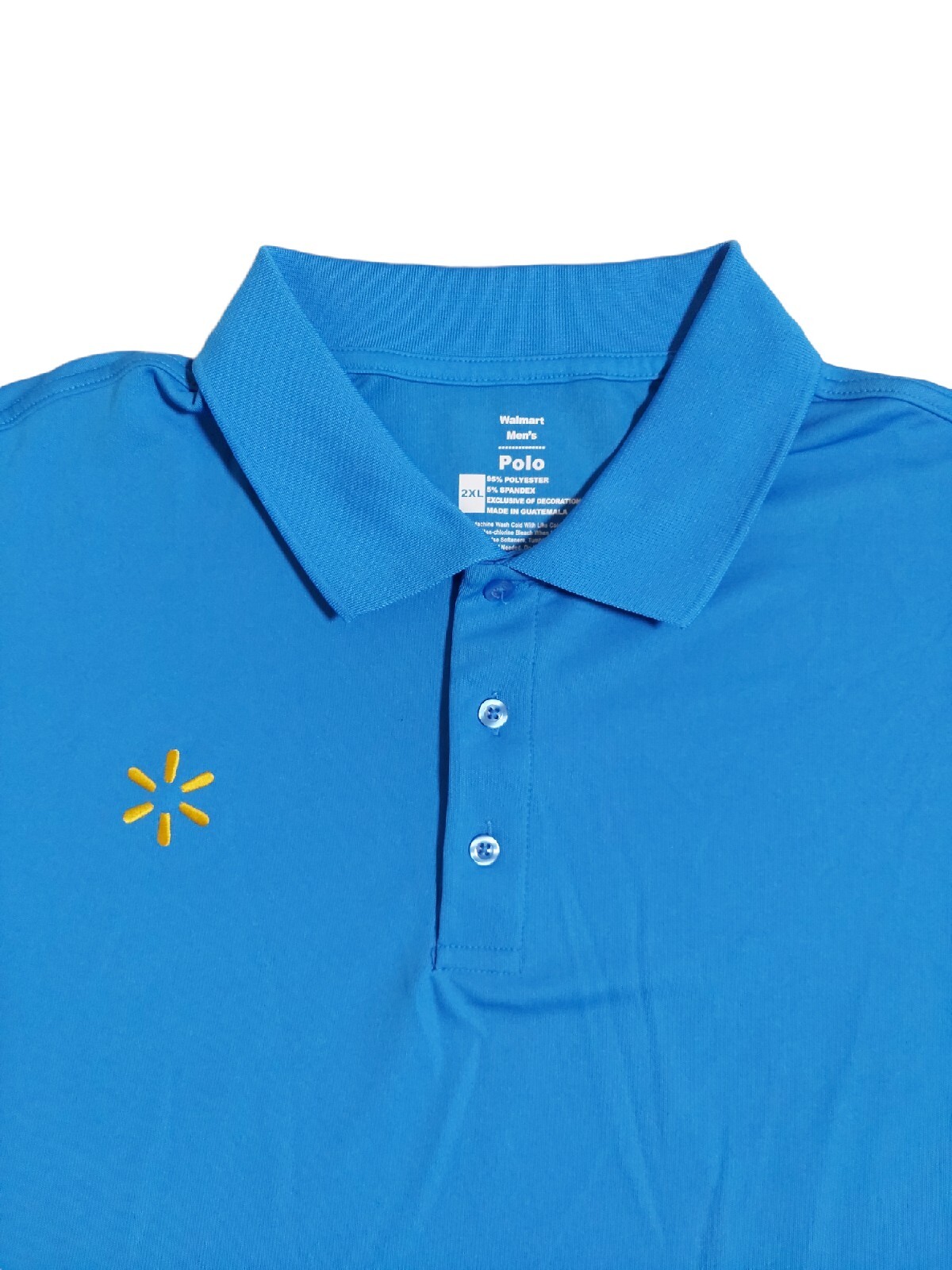 Walmart Men Polo Employee Uniform Shirt Size 2XL Gem