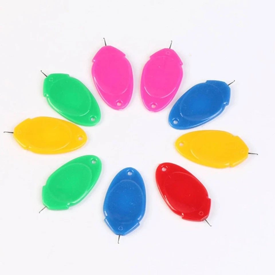 10Pcs Easy Needle Threader Mixed Color Elderly Inserter Tool Sewing Accessories - Image 4 of 4