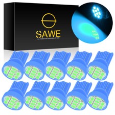 10 X Sawe Ice Blue T10 194 168 2825 Led Instrument Gauge Cluster Dash Light Bulb 10 X Sawe Ice Blue T10 194 168 2825 Led Instrument Gauge Cluster Dash Light Bulb
