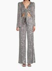 One33 Social Sequined Tie-Front Jumpsuit — photo 1