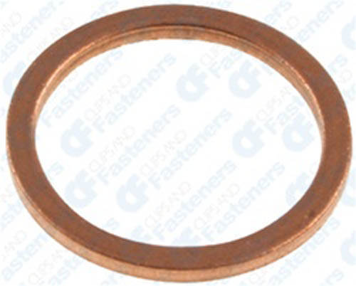 25 16mm Copper Washers 16.2mm I.D. 19.8mm O.D. - Bild 1 von 3