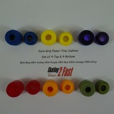 Sure-Grip Power-Trac Replacement Double Action Cushions Quad Skate Plates