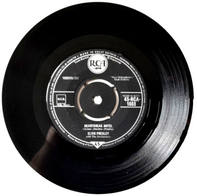 Near Mint Elvis Presley Heartbreak Hotel / All Shook Up 7'' VINYL 45 NM EX+ 1960