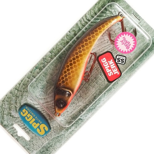 SPIGG JERK Jerkbait señuelo planeador deslizador lucio lucio almizcle 14 cm, 75 g #J15