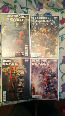 4 Marvel Deadpool Cable Split Second 1 2 including variants Rob Liefeld